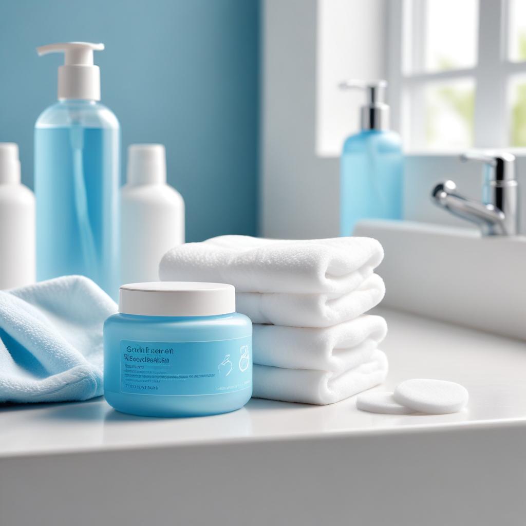 تنظيف خفيف للبشرة الحساسة